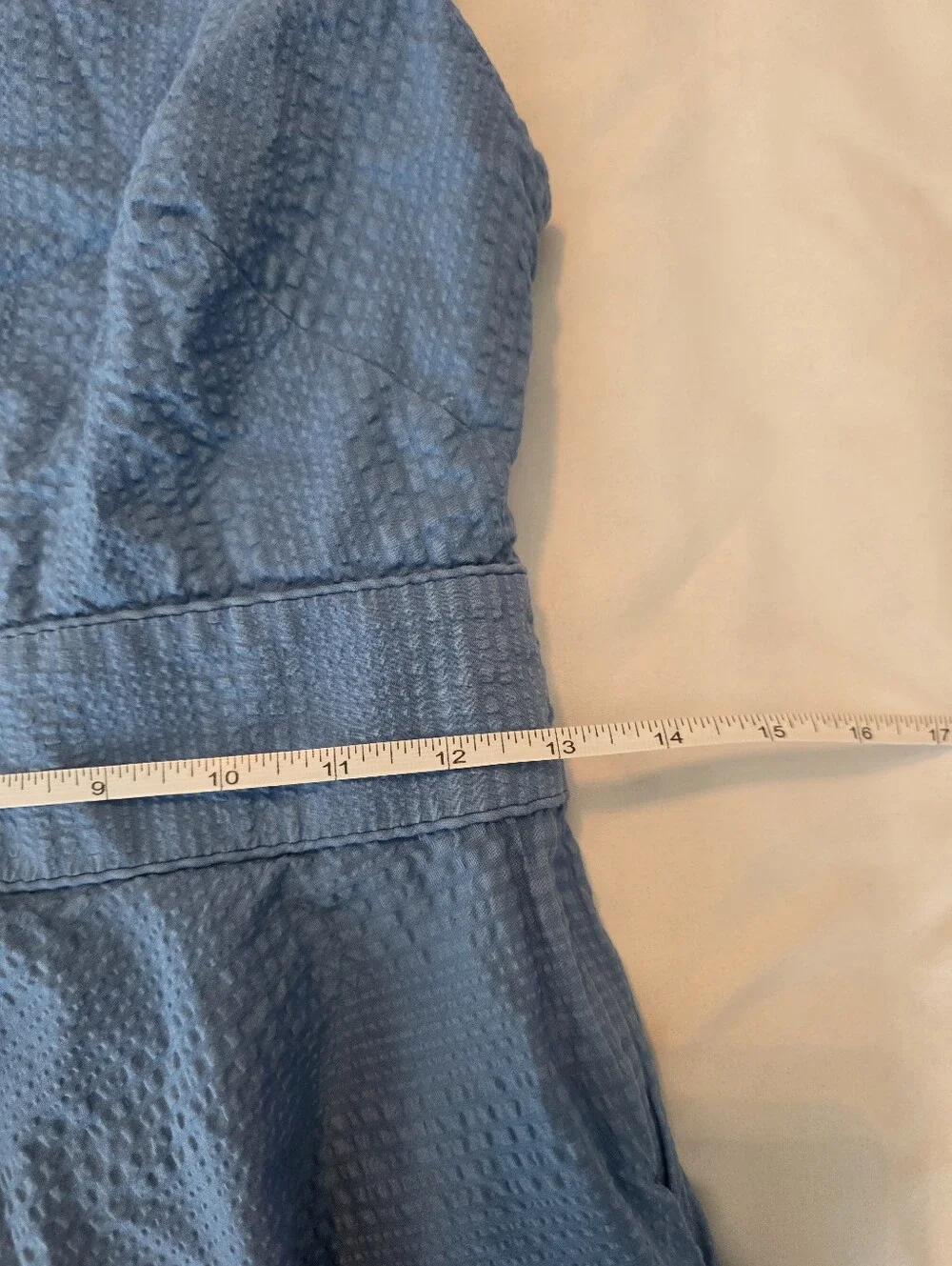 J. Crew Cotton Blue Dress Cottagecore Casual Twee